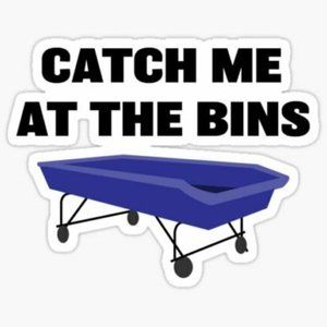 Goodwill Bins Sticker 2 pack CATCH ME AT THE THRIFT STORE window bumper outlet